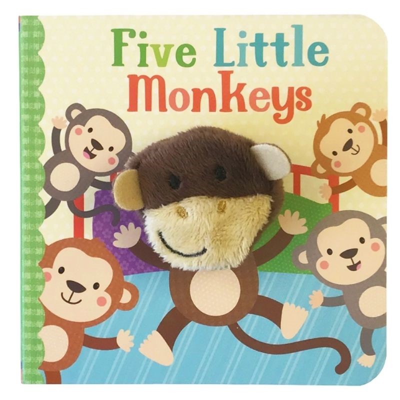 Five Little Monkeys Finger Puppet Book